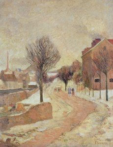 Suburb under Snow (Winter Day), 1886